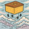 第159回カットコンクール優秀作品「反転雲海・カステラ」